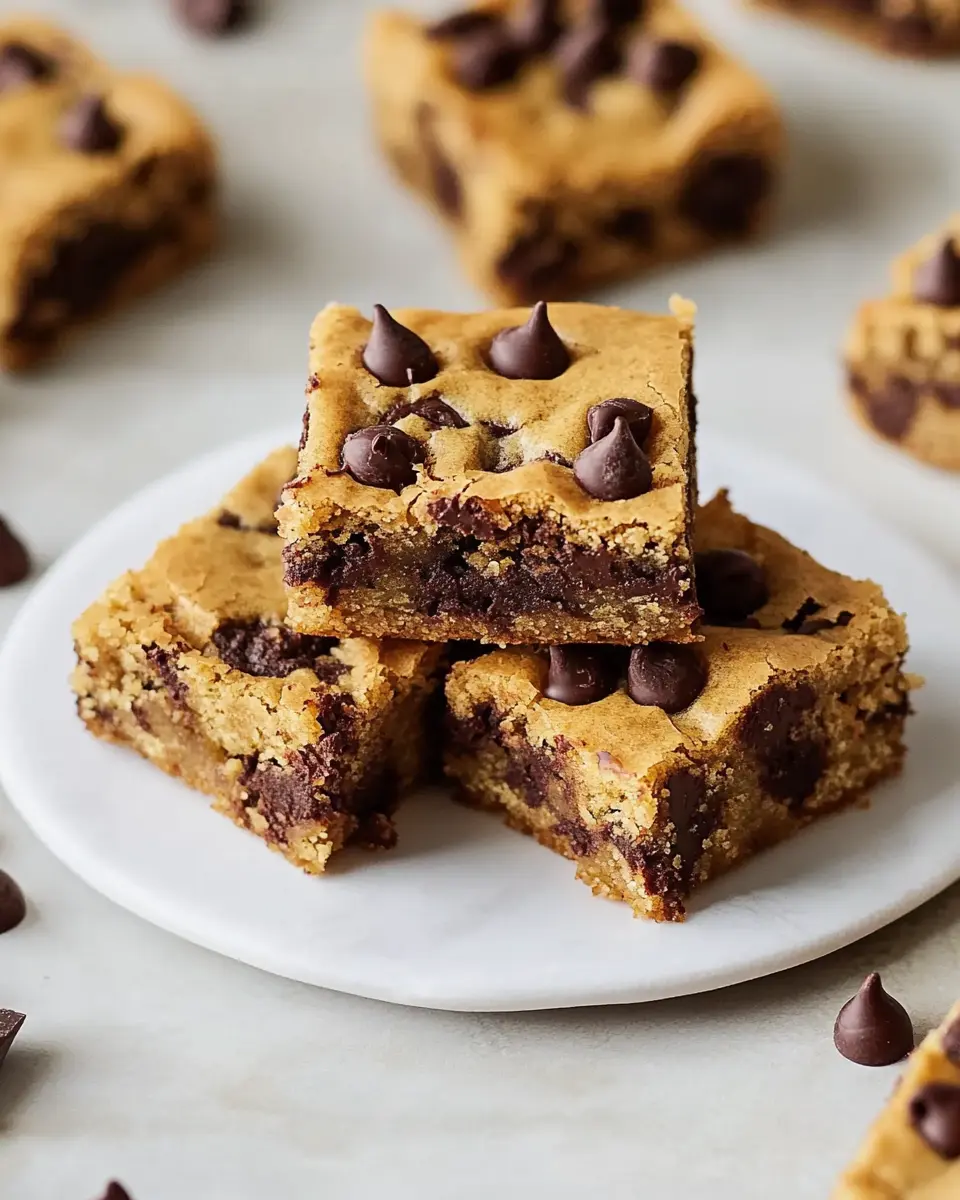 Blondies mit Schokodrops – Saftig, vegan und unwiderstehlich First Image