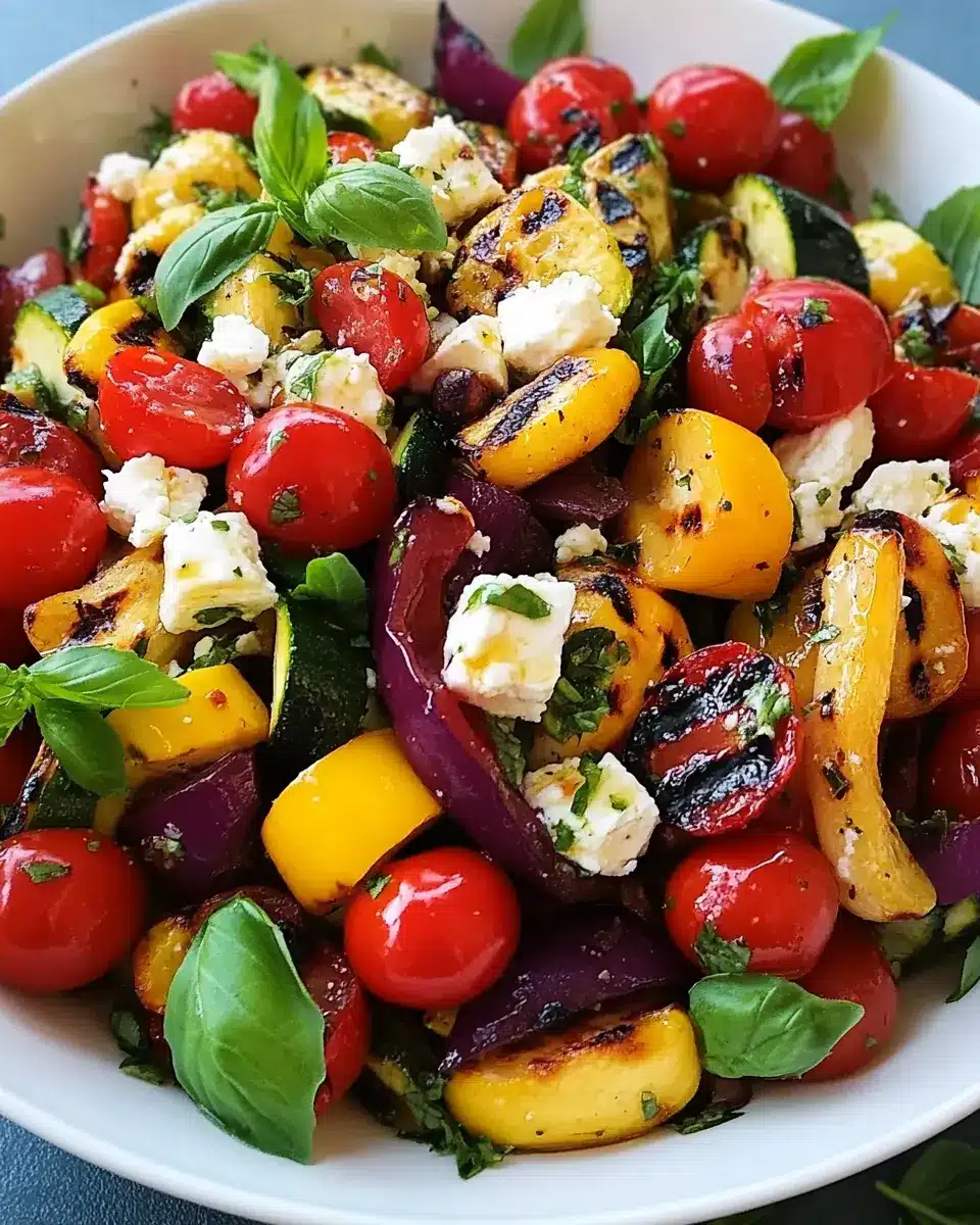 Grillsalat mit Hirtenkäse – Bester Sommersalat First Image
