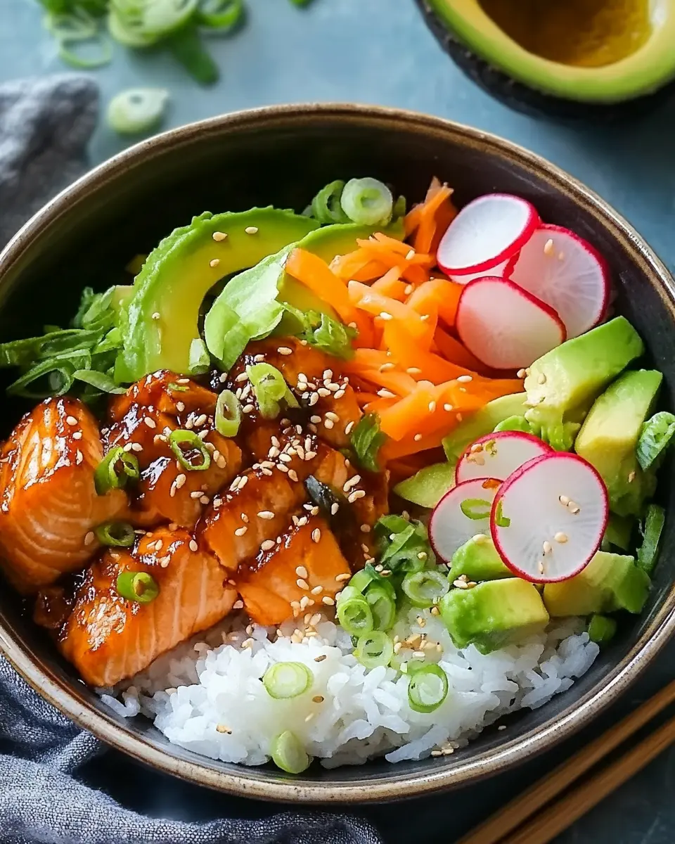 Einfaches Rezept für eine aromatische Lachs Reis Bowl – Besser als Fast Food! 7