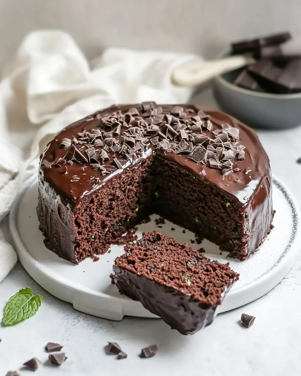 Zucchini Schoko Kuchen: Saftig, Vegan und Unwiderstehlich First Image