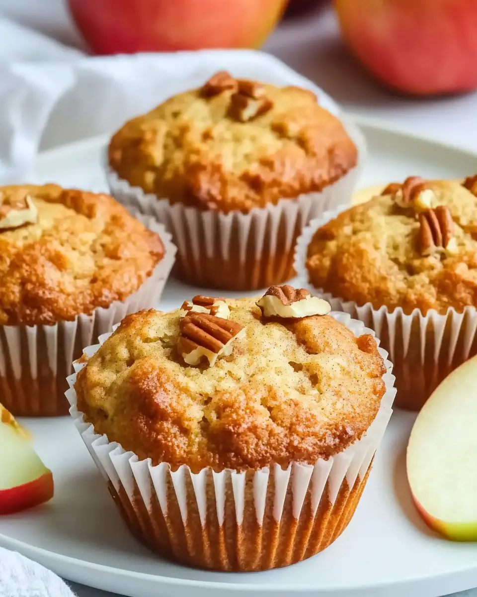 Gesunde Apfelmuffins ohne Zucker First Image