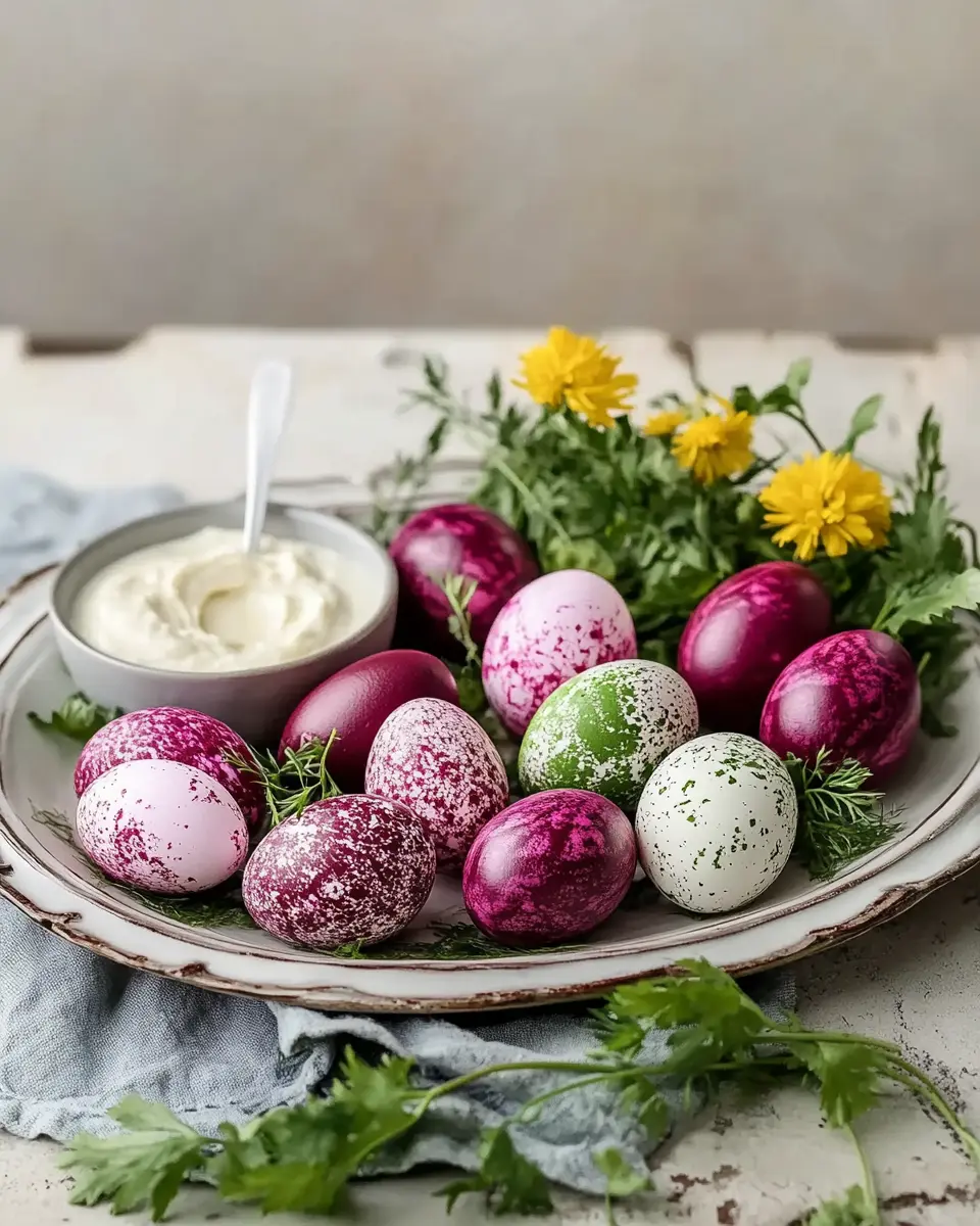 Rote Rüben Eier: Indulgent Easter Delight with Tasty Dip 6 fo2j3jiwemsuhsboueom