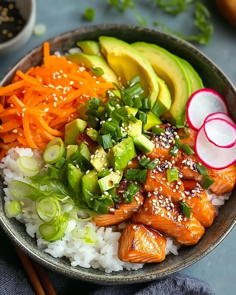 Einfaches Rezept für eine aromatische Lachs Reis Bowl – Besser als Fast Food! 6