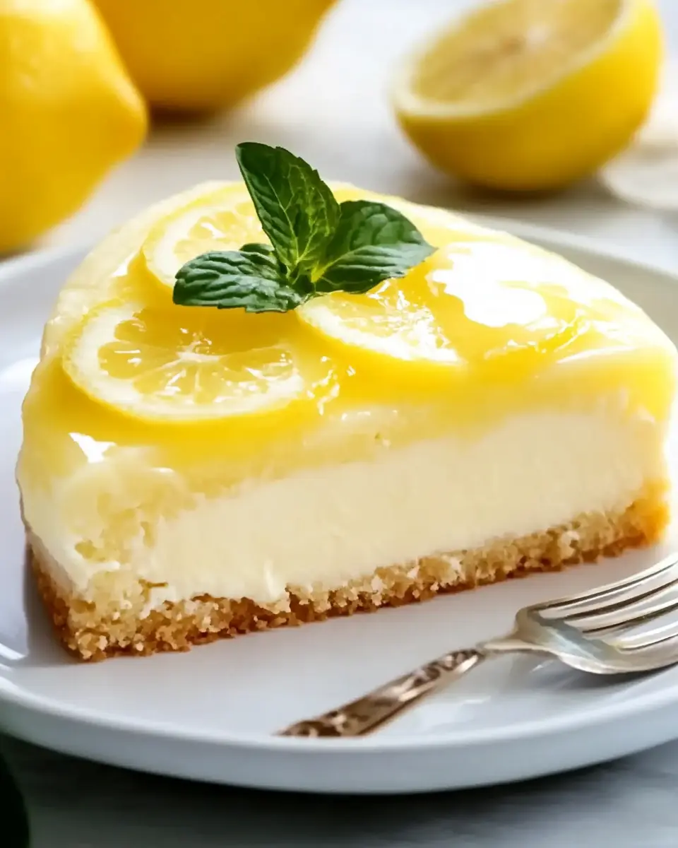 Joghurt Zitronenkuchen – Frisch, Cremig und Ohne Backen First Image