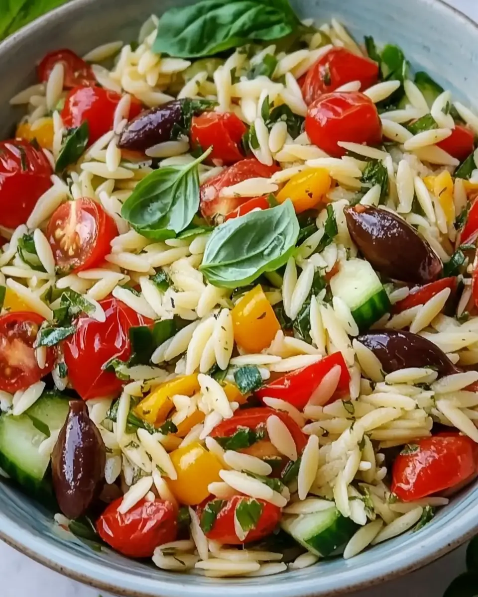 Italienisches Orzo Salat: Best Fresh Pasta Salad Delight 7 ghriqrae6cdffy8dgve8