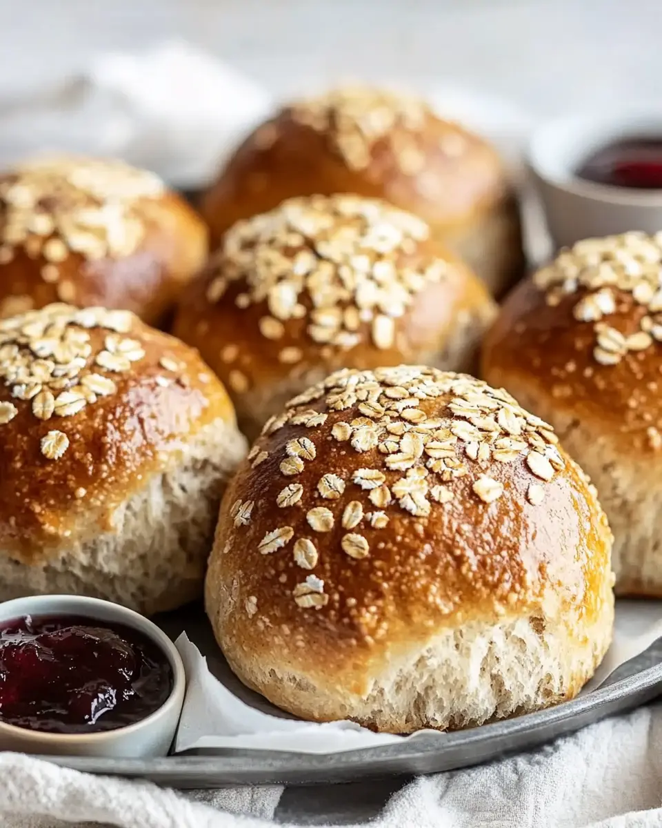 Haferflocken Brötchen ohne Hefe: Schnell & Sättigend Genuss! 7