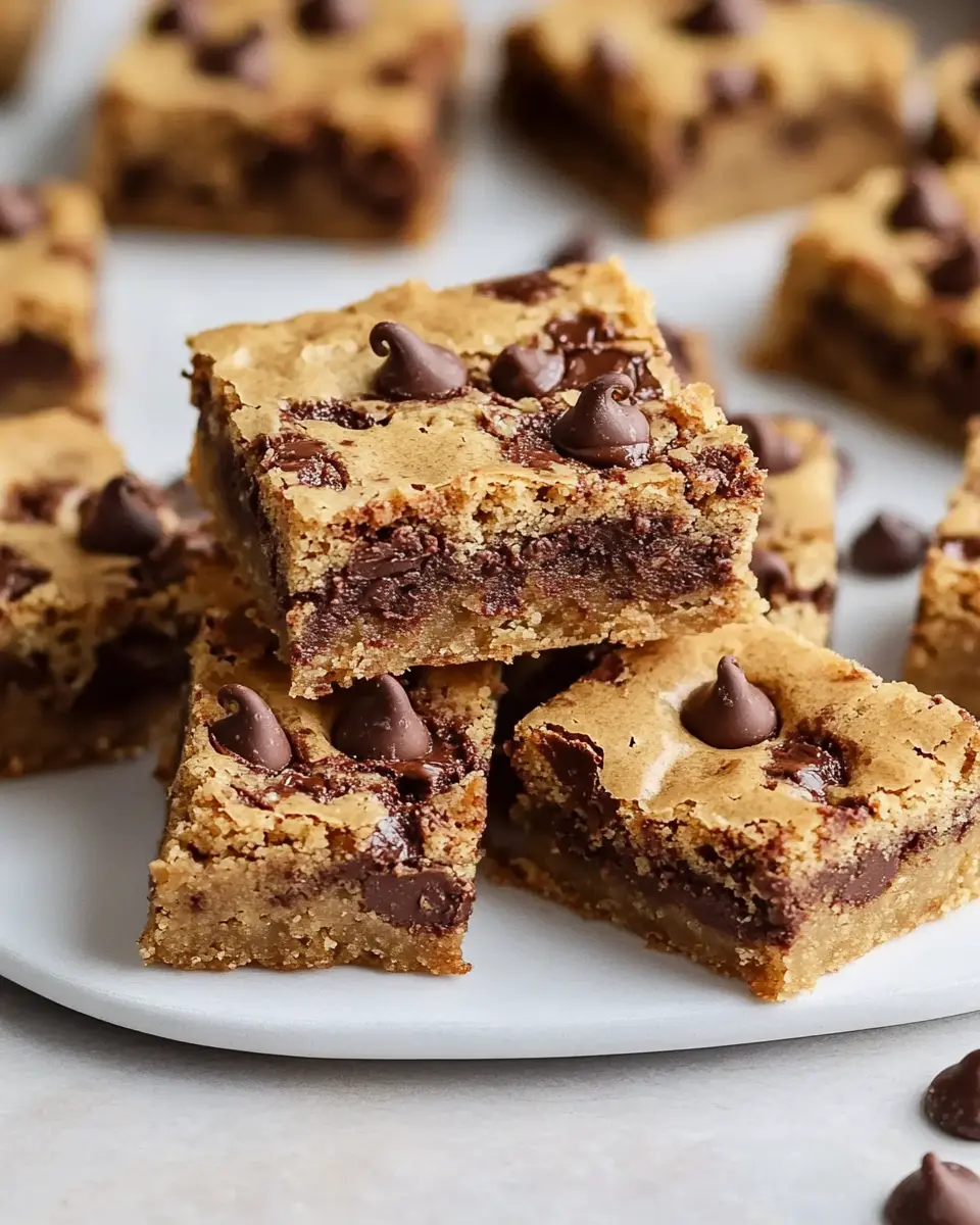 Blondies mit Schokodrops: Saftig, vegan und einfach unwiderstehlich 6
