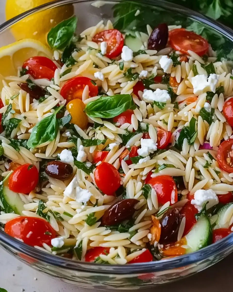 Italienisches Orzo Salat: Fresh Mediterranean Flavor Awaits! 7