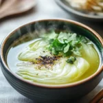 Kohl Sojabohnenpaste Suppe First Image First Image
