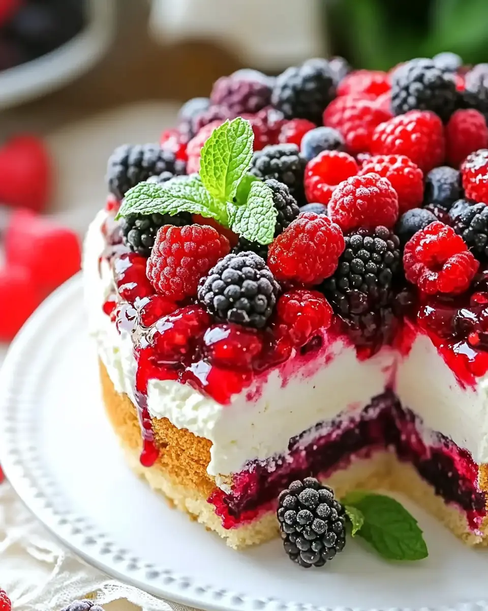 Beeren Mascarpone Torte: Sommerliche Verführung mit Frische und Cremigkeit First Image