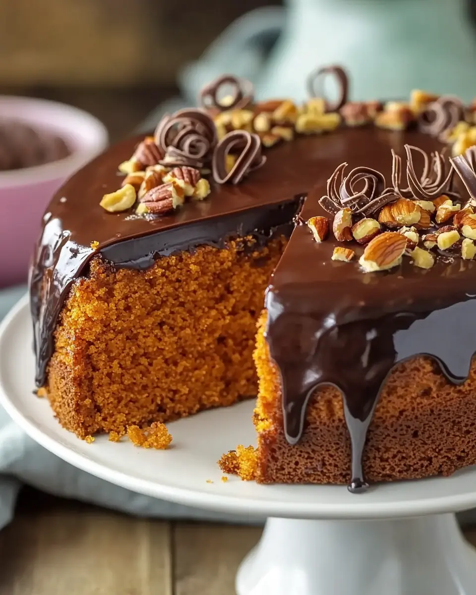 Saftiger Möhrenkuchen mit Schoko Glasur – das beste Rezept First Image