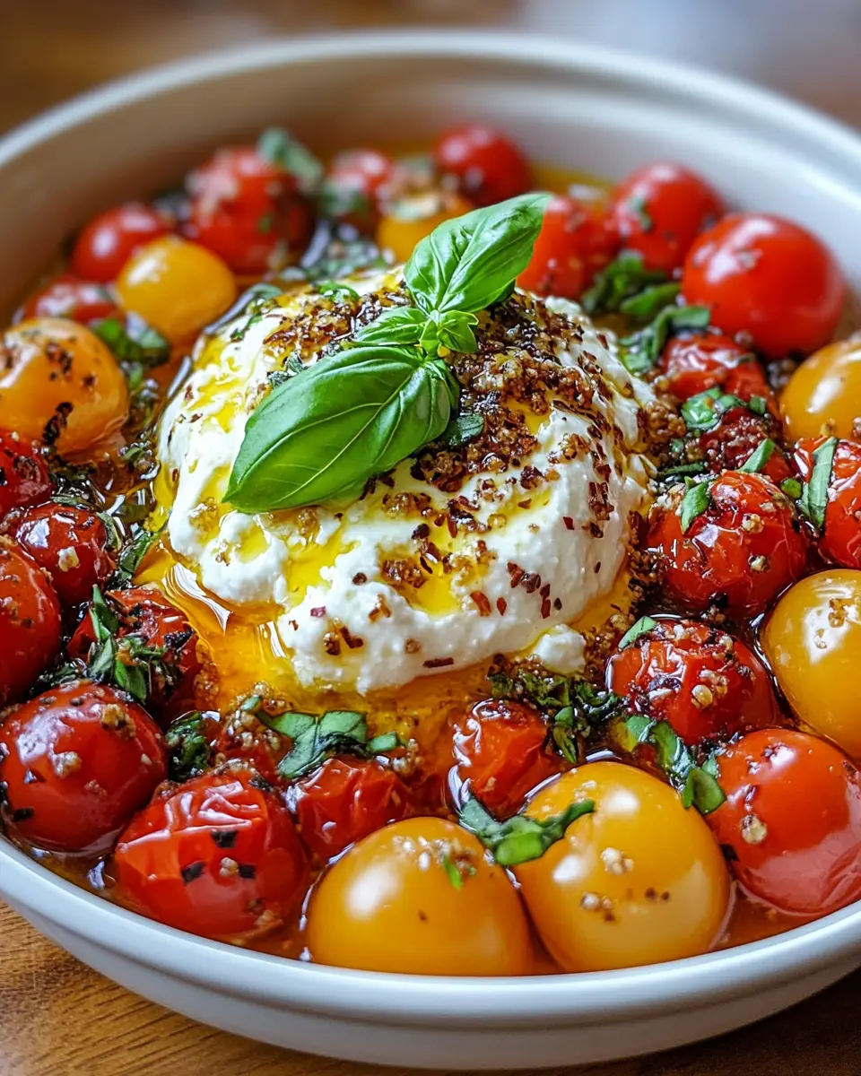 Heißer Honig-Tomaten-Burrata-Dip: Irresistibly Creamy Delight 6