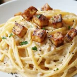 Carbonara mit Räuchertofu – Bestes Rezept in 20 Min First Image First Image