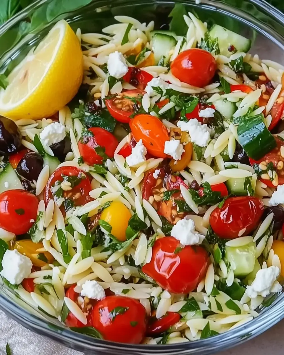 Italienisches Orzo Salat: Fresh Mediterranean Flavor Awaits! 6