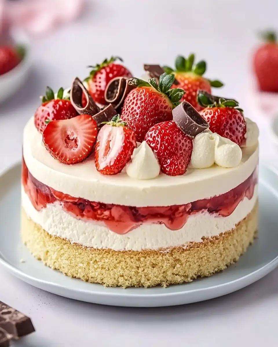 Erdbeertorte mit weißer Schokolade – Einfach & Cremig Genuss 5 p6efm4a7r6ghvurcn9du