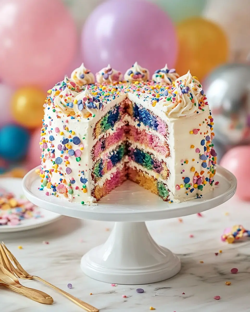 Konfettikuchen zum Geburtstag First Image