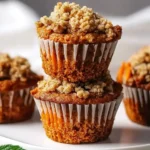 Vegane Karottenmuffins mit Streuseltopping – Saftig, Würzig & Einfach First Image First Image