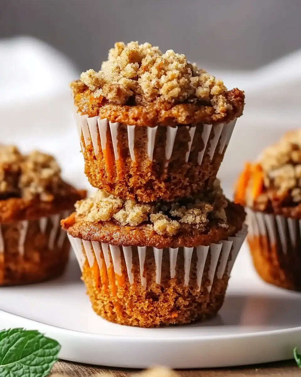 Vegane Karottenmuffins mit Streuseltopping – Saftig, Würzig & Einfach First Image First Image