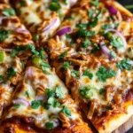 BBQ Hähnchen Pizza mit Käse: Der ultimative Genuss vom Grill First Image First Image