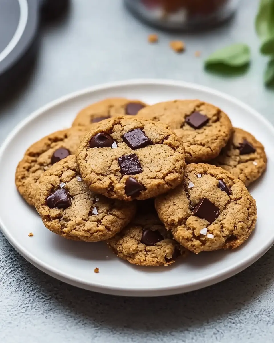 Vegane Kichererbsen Cookies – gesunde, saftige Protein-Cookies ohne Ei und Milch First Image