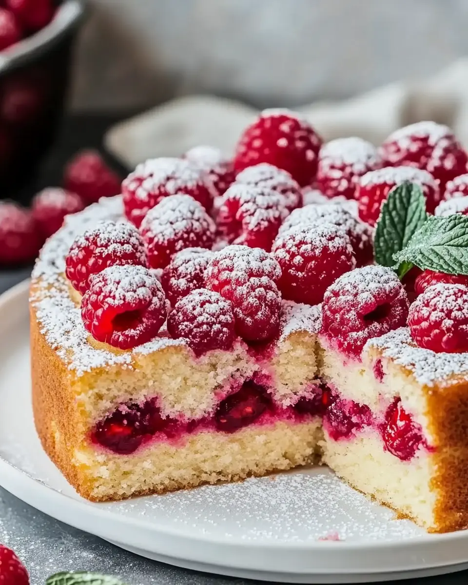 Schneller Himbeerkuchen – Das beste Rezept für spontanes Kuchenglück First Image