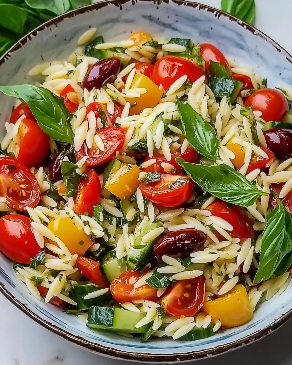 Italienisches Orzo Salat: Best Fresh Pasta Salad Delight 5