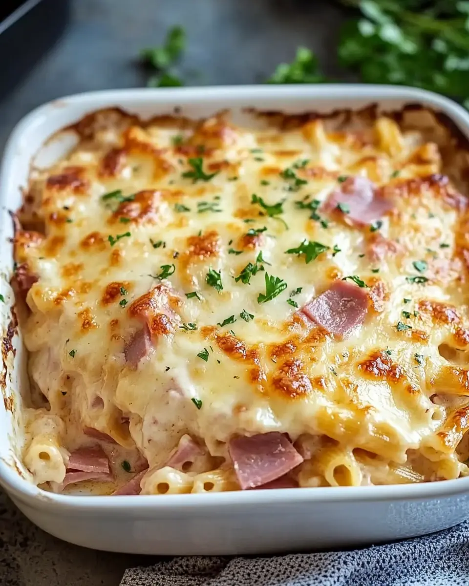 Nudel Schinken Gratin – Einfaches Rezept in 5 Schritten First Image First Image