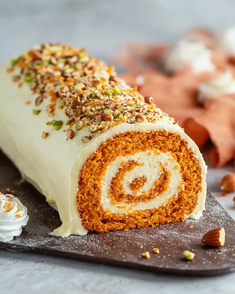 Karottenkuchenrolle – Saftig & einfach Rezept #1 First Image