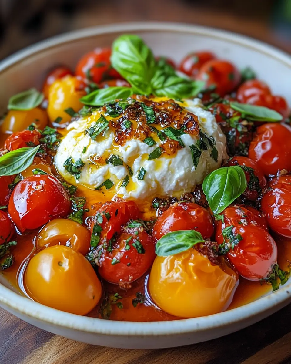 Heißer Honig-Tomaten-Burrata-Dip: Irresistibly Creamy Delight 7