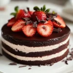 Erdbeer Schoko Torte – Einfaches Rezept mit 9 Schritten First Image