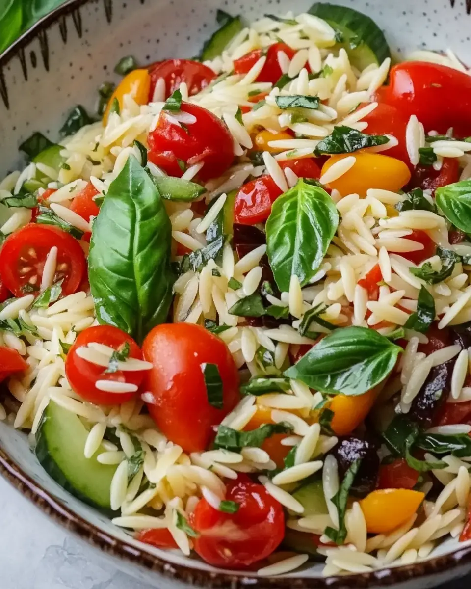Italienisches Orzo Salat: Best Fresh Pasta Salad Delight 6 t5wfa8k9eulahc3yb3ve