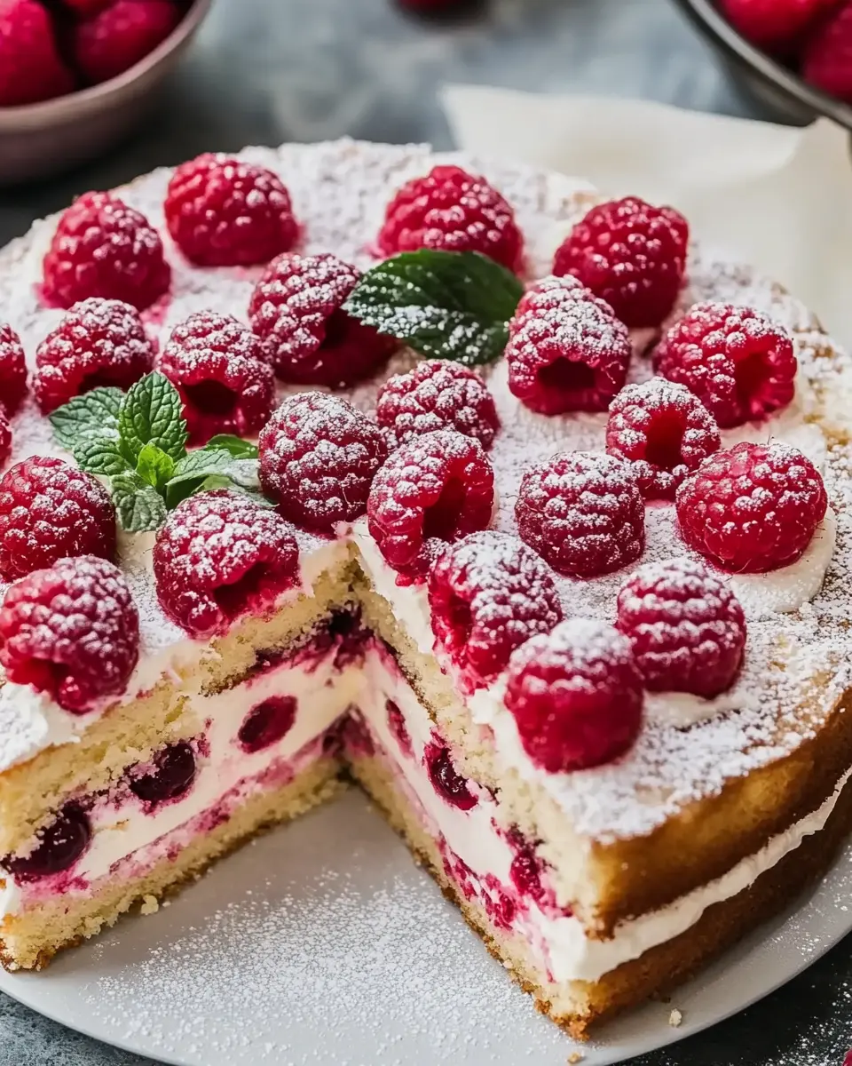 Schneller Himbeerkuchen – Das beste Rezept für spontanes Kuchenglück First Image