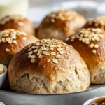 Haferflocken Brötchen ohne Hefe – Schnell, gesund & sättigend First Image
