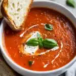 Geröstete Tomatensuppe First Image First Image