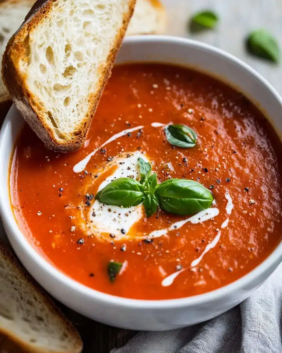 Geröstete Tomatensuppe First Image First Image