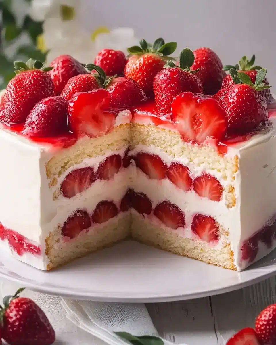 Erdbeertorte Rezept: Indulgente, Cremige Sommertorte mit Erdbeeren 5 v92mzdie7lq0m37cr5hf