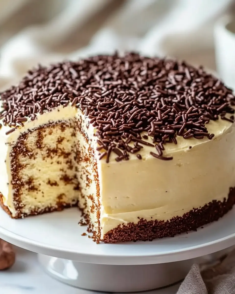 Kuchen mit Schokostreuseln – Bester Rührkuchen First Image