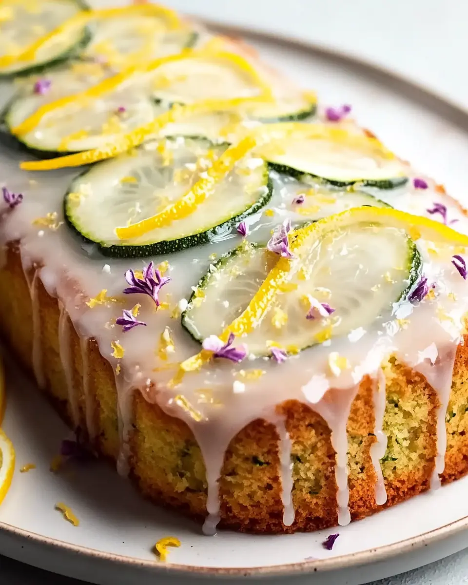 Veganer Zucchini Zitronen Kuchen – Bester Sommerkuchen First Image