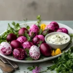 Rote Rüben Eier – Farbiges Oster-Highlight mit Dip First Image
