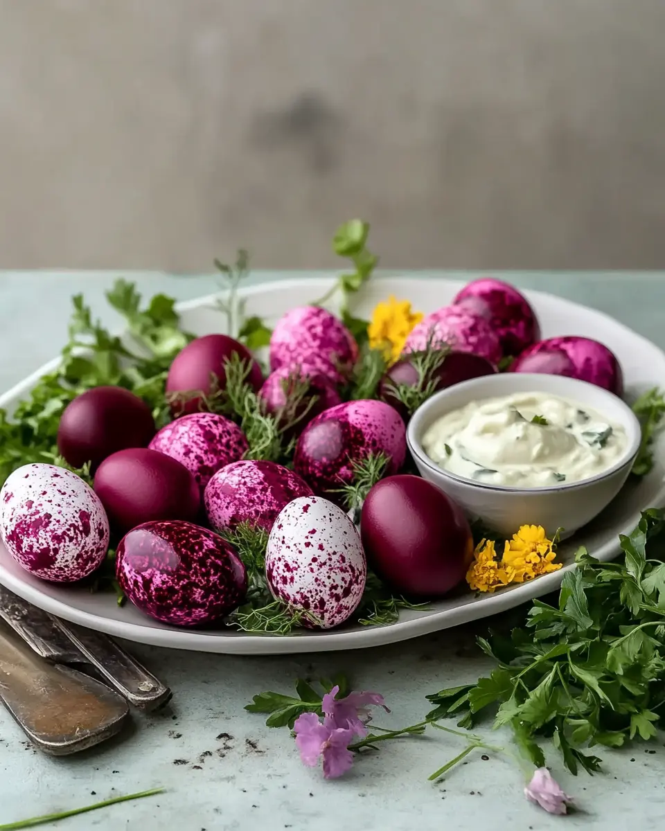 Rote Rüben Eier – Farbiges Oster-Highlight mit Dip First Image