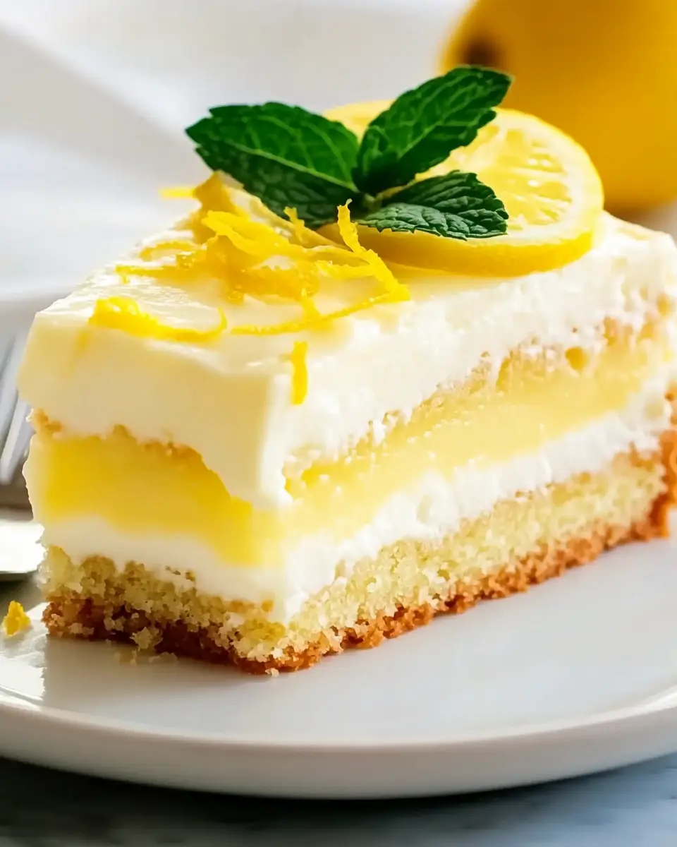 Joghurt Zitronenkuchen – Frisch, Cremig und Ohne Backen First Image