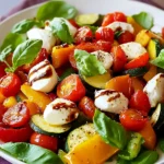 Ofengemüse-Salat mit Mozzarella First Image