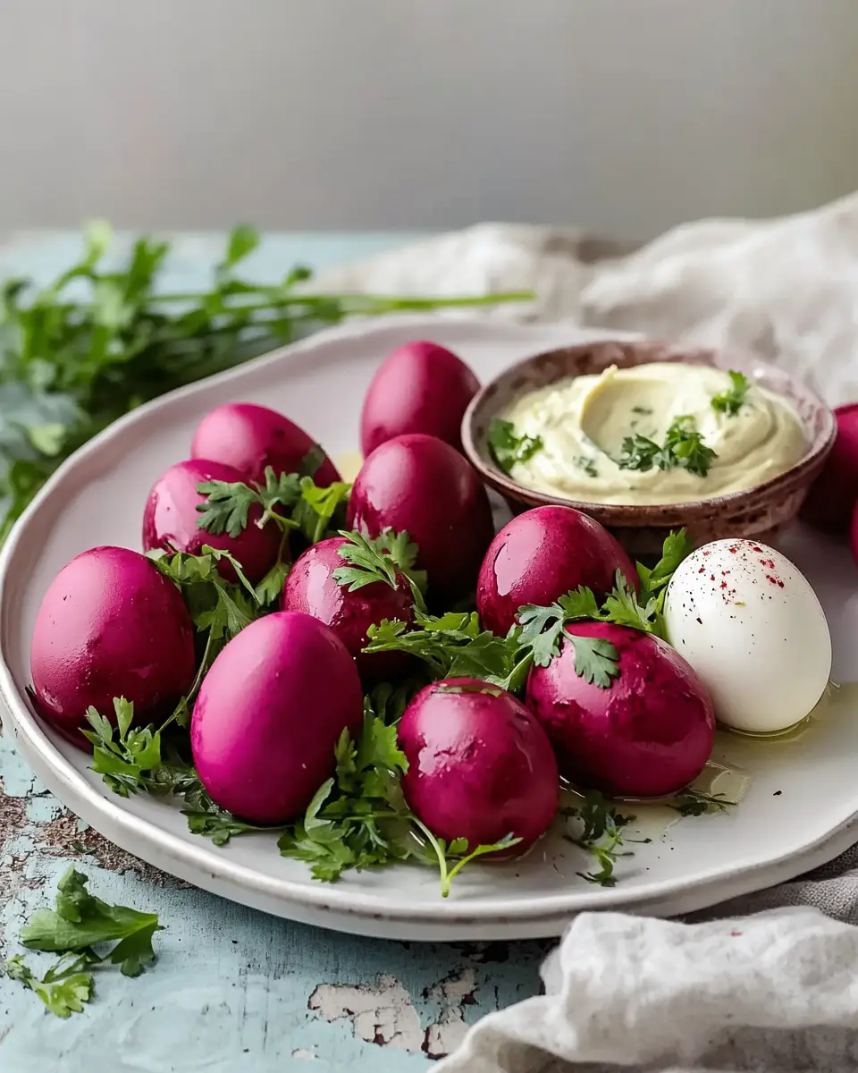 Rote Rüben Eier: Easy Colorful Easter Delight with Dip 5 zdliihhtiy8nrdbzmpkj