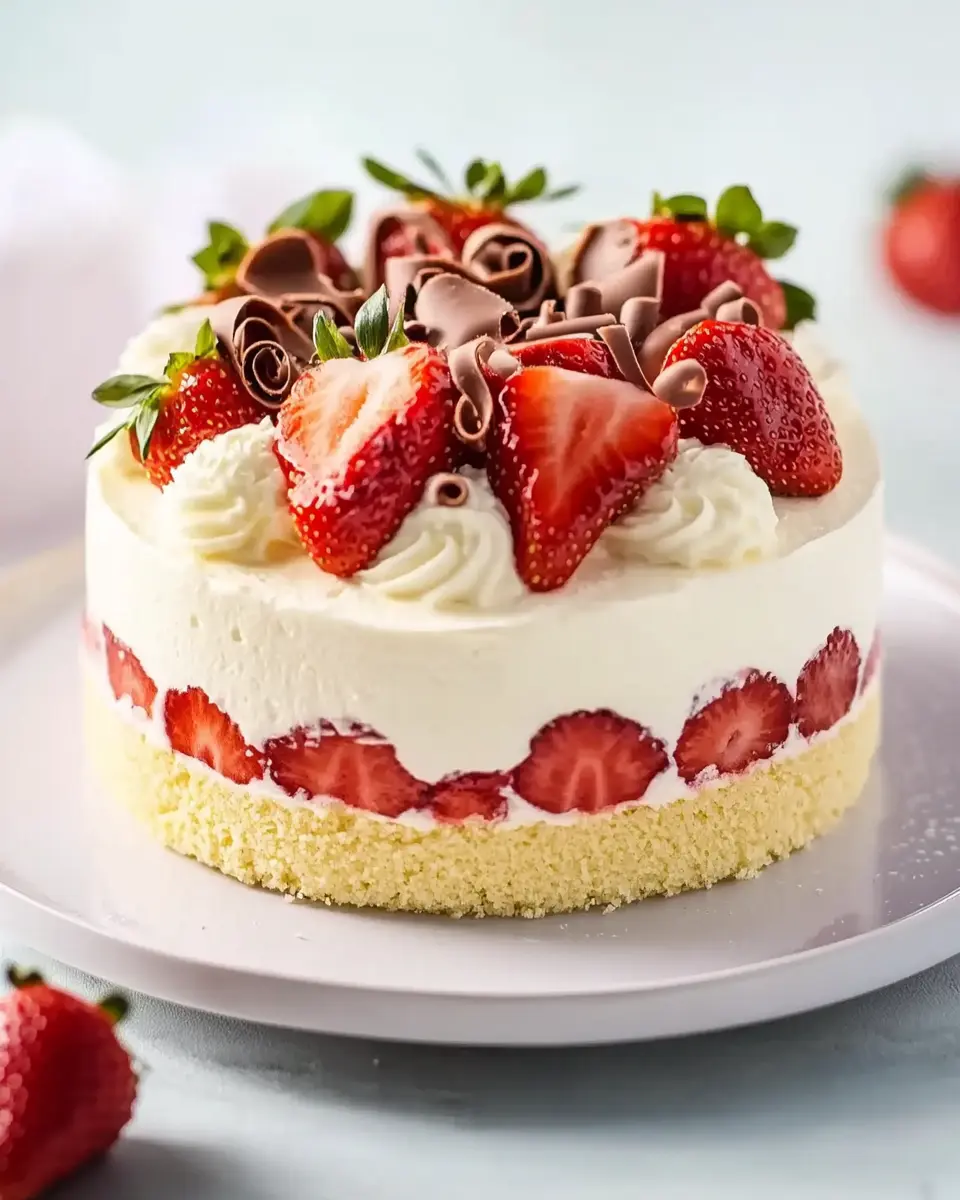 Erdbeertorte mit weißer Schokolade – Einfach & Cremig Genuss 6