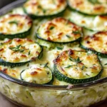 Zucchini-Auflauf mit Hüttenkäse und Parmesan First Image