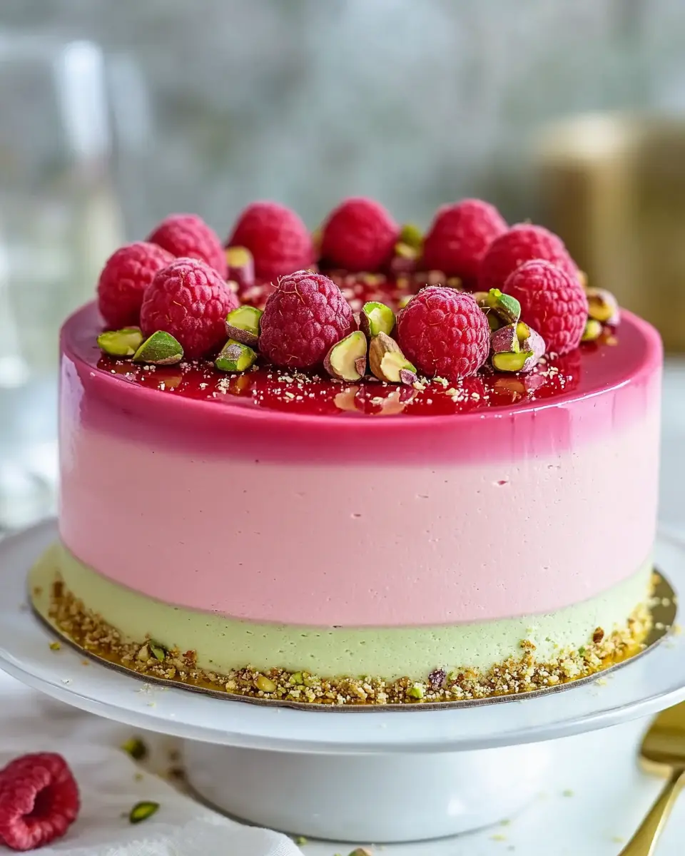 Himbeer Pistazienmousse Torte – Elegantes Highlight mit Wow-Effekt First Image