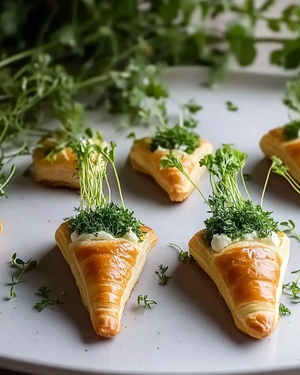Blätterteig Karotten mit Kresse: Festive Easy Easter Delight 5