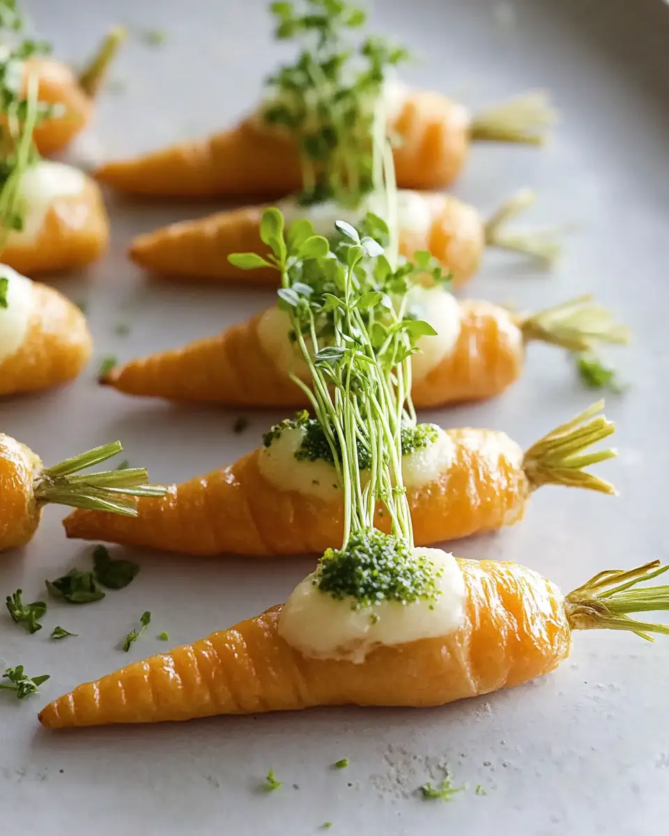 Blätterteig Karotten mit Kresse: Festive Easy Easter Delight 6