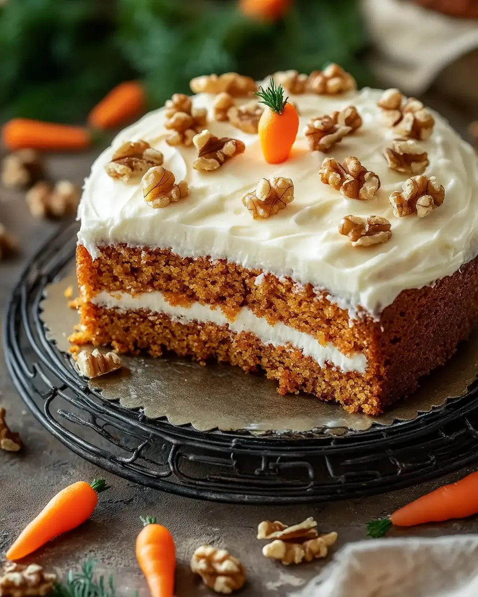 Saftiger Karottenkuchen mit Nüssen – das beste kanadische Rezept First Image