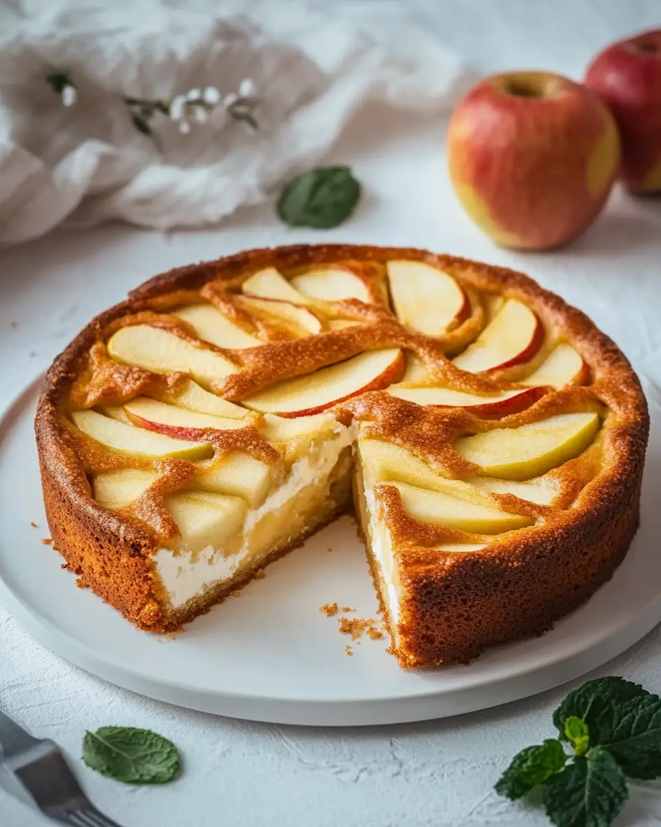 Schwäbischer Apfelkuchen mit Quark – Bestes Rezept First Image